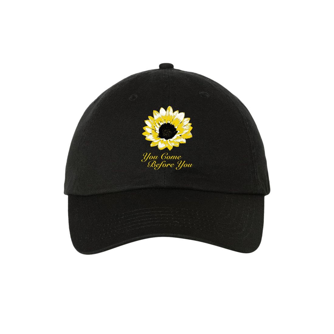 Flower Hat - Black