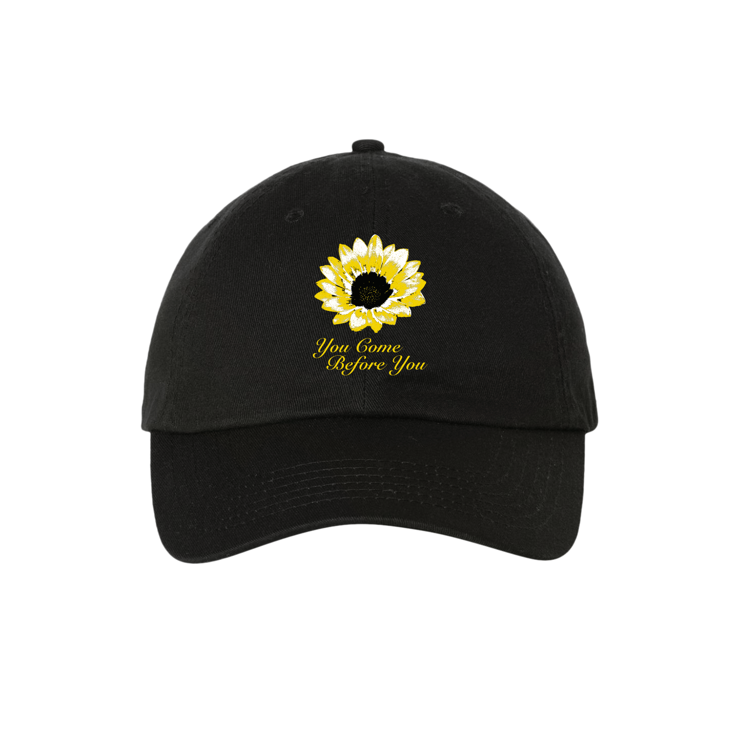 Flower Hat - Black