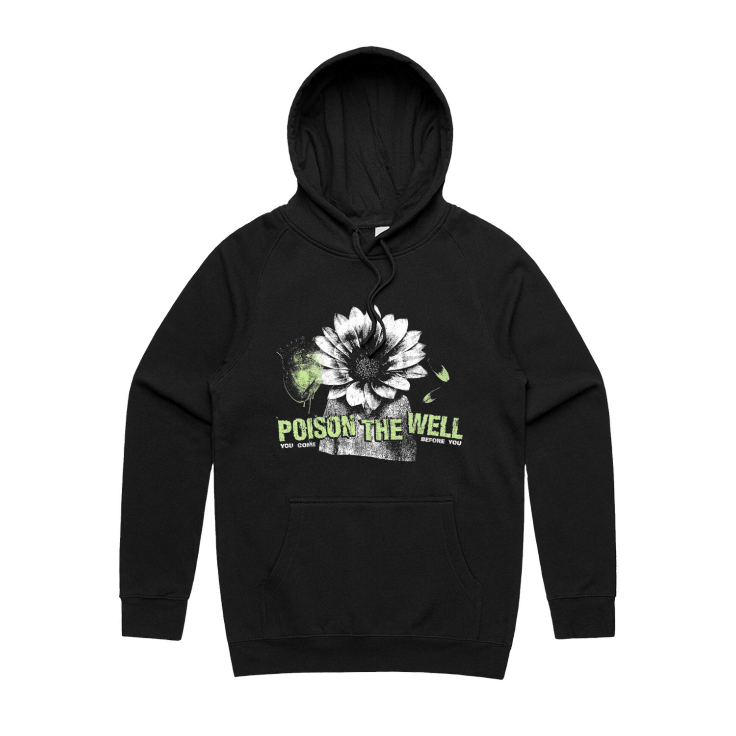 Flower Black Hoodie