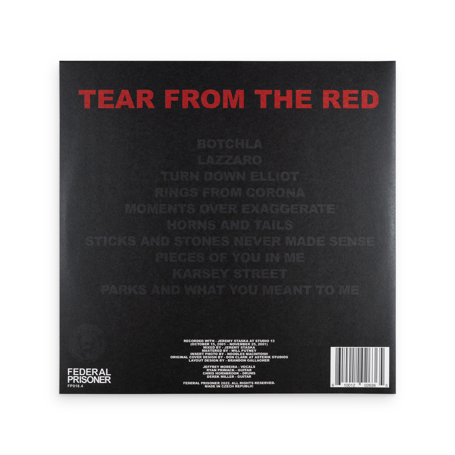 Tear From The Red 12&quot; VInyl - Red Half/Half Splatter Variant