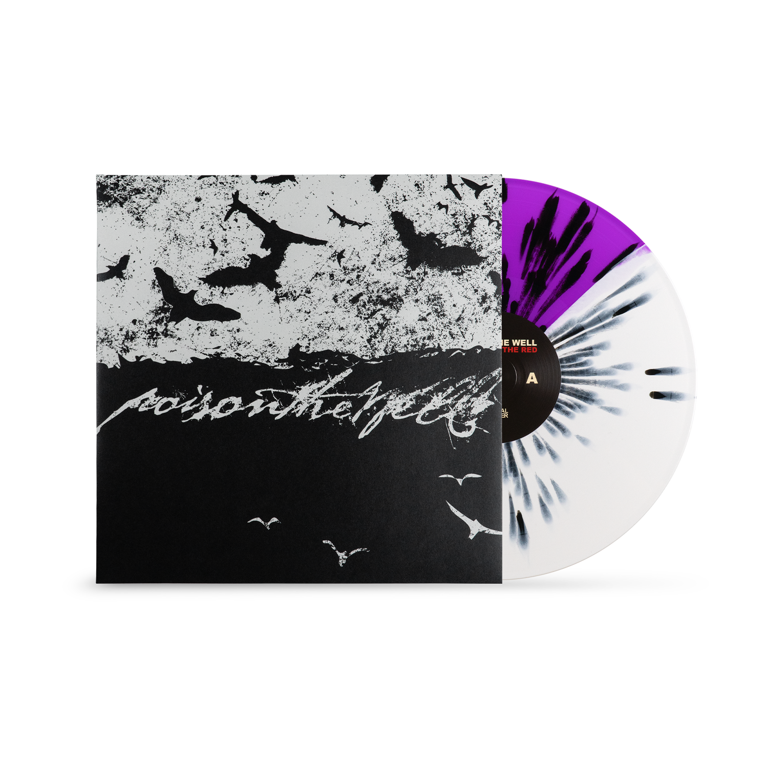 Tear From The Red 12&quot; VInyl - Half Purple Half White with Black Splatter Variant