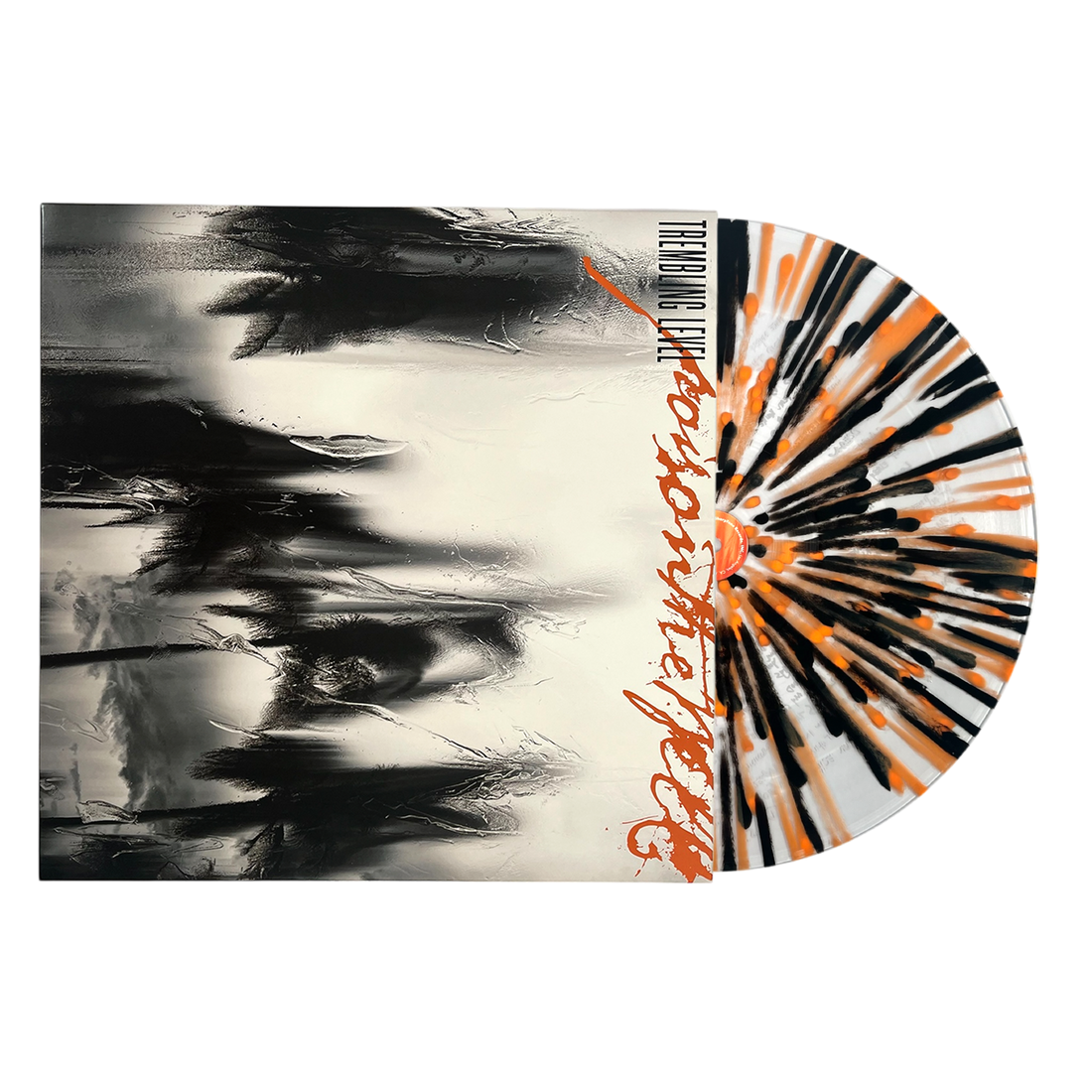 Trembling Level Vinyl - Clear w/ Black and Orange Splatter Variant