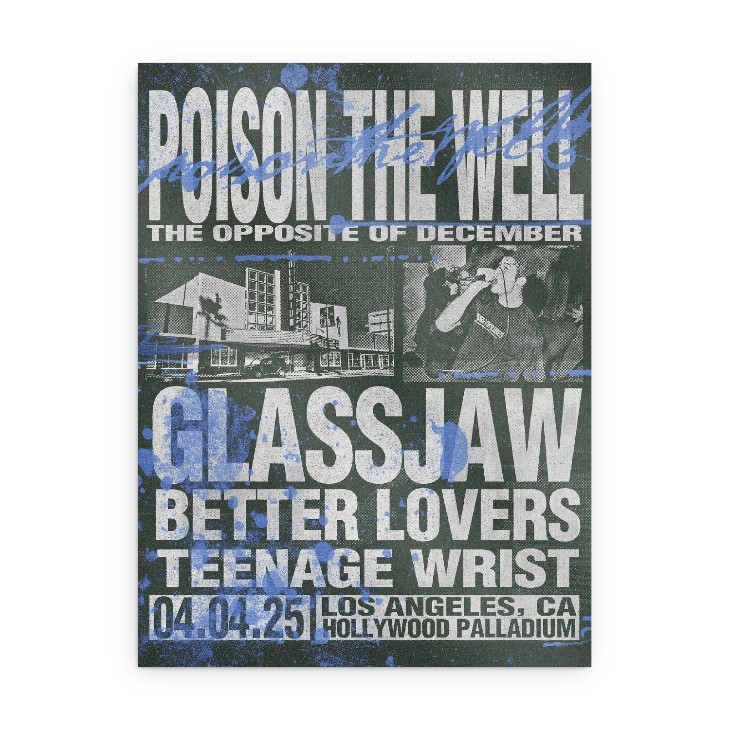 Opposite of December LA Tour Poster – Poison the Well Opposite of December LA Tour Poster – Poison the Well
