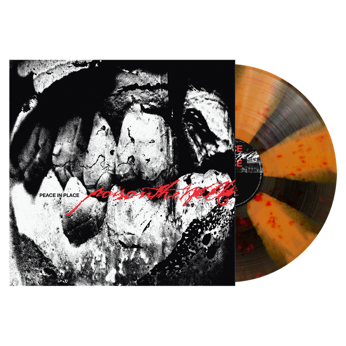 Peace in Place Vinyl - Black &amp; Orange Cornetto w/Red Splatter (Limited to 500)